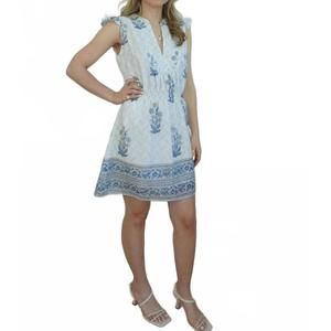 NEW NIBI effie mini dress in bluebell